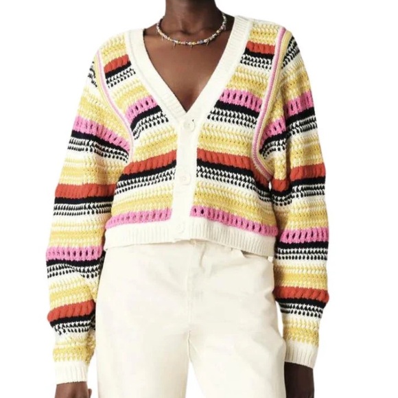 ba&sh Multicolor Striped Cardigan - Picture 5 of 15